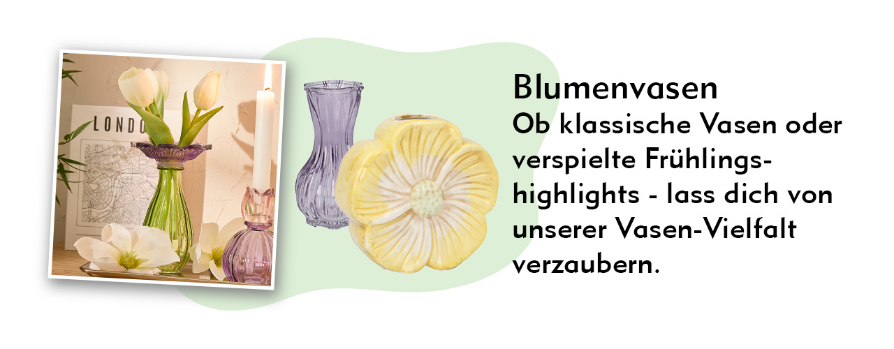 Fr&uuml;hlingsvasen f&uuml;r deine Fr&uuml;hlingsdeko
