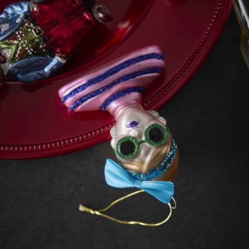 Anhänger Fancy, Edel, Frau/Schleife, 10 cm