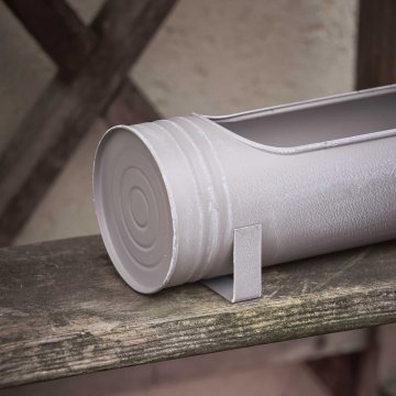 Pflanztopf Dachrinne, grau, 30 cm