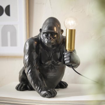 Tischleuchte, Gorilla, 26 cm