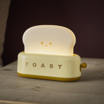 LED-Leuchte Toast, gelb, 13.4 x 9.8 cm