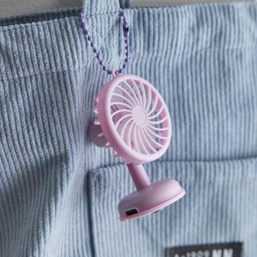 Stand-Ventilator Mini, lila, Höhe 7.5 cm