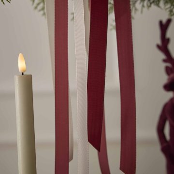 Geschenkband Seide, creme, 23 mm x 5 m