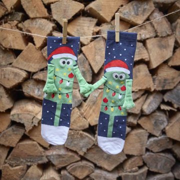 Freunde-Socken Magnet, Xmas/Baum, Größe 39-42