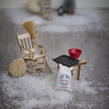 Deko-Set für Wichteltür, Backen