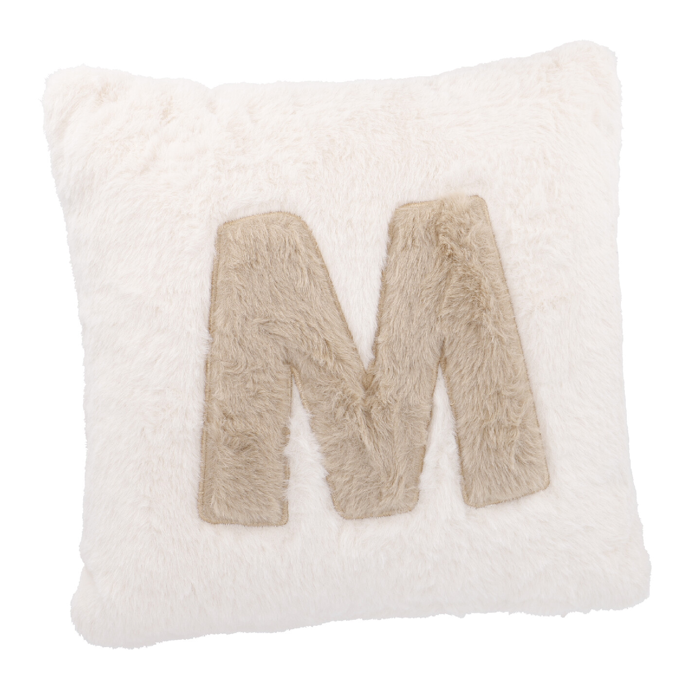 Kissen Buchstabe, M/creme, 30 x 30 cm