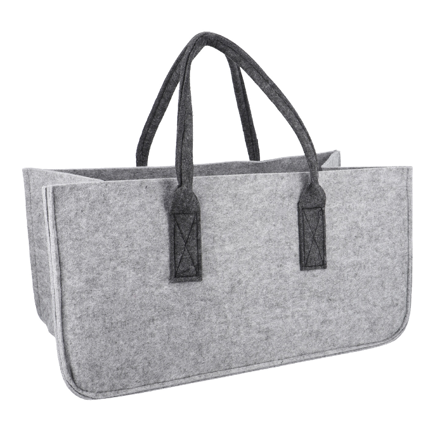 Filztasche Kamin, hellgrau