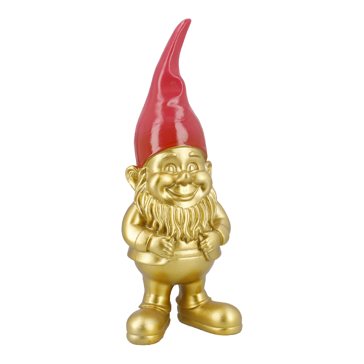 Wichtel Mütze, gold, 29.5 cm