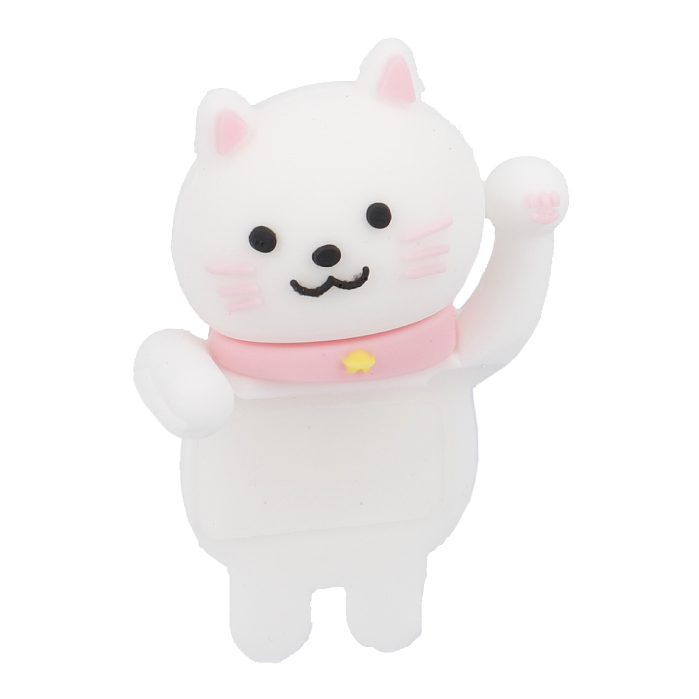 Handysticker-Figur, Katze/pink