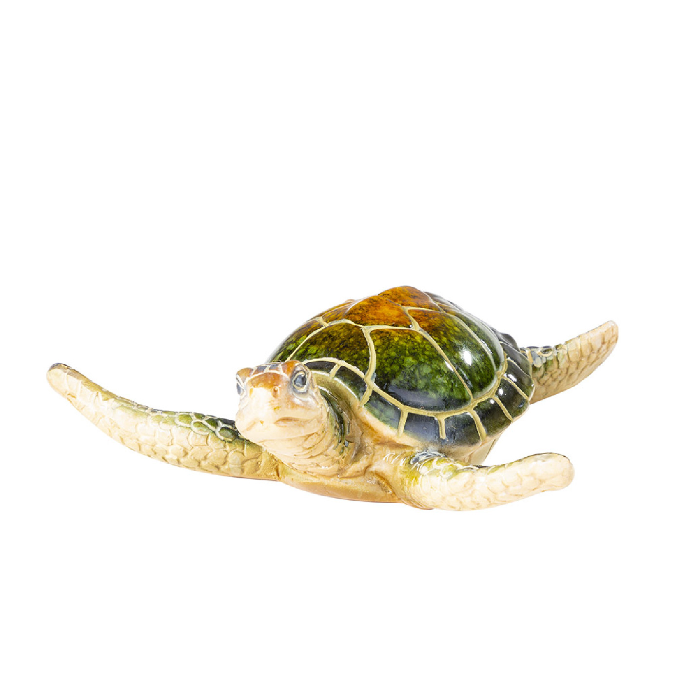 Figur See, Schildkröte, grün, 10 cm