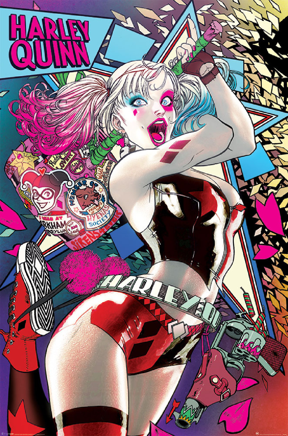 Poster Batman Harley Quinn neon, Nr. 45