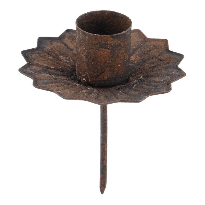 Kranzkerzenhalter Stabkerze, Rost