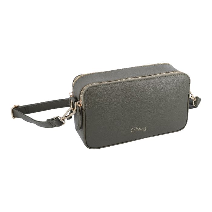 Tasche Crossbody 2 Riemen oliv