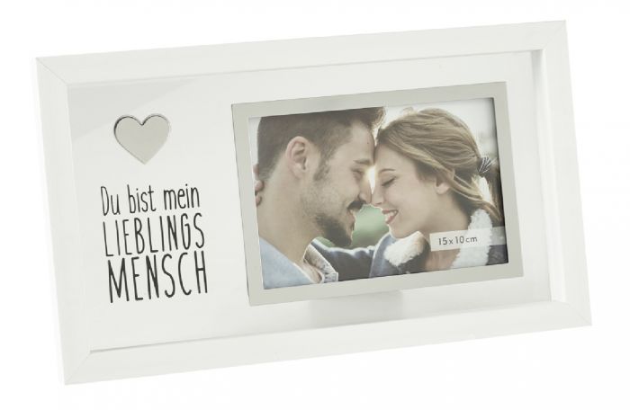 Bilderrahmen mit Spruch "Lieblingsmensch" in 15x10 cm
