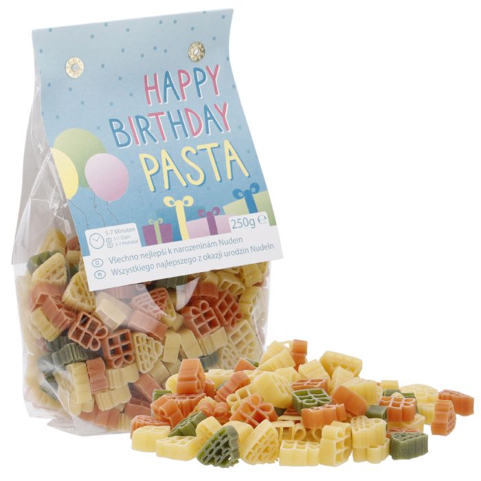 Nudeln Spruch, Happy Birthday, 250 g NANUNANA