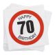 Servietten, 20 Stück, 70 Jahre