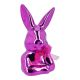 Hase Glanz, Kopf/pink, 13 cm