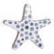 Holz-Figur Stern, 14.5 x 10.5 cm