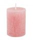 Kerze Rustik, Lara, rose, 9 cm
