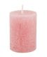 Kerze Rustik, Lara, rose, 9 cm