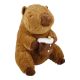 Kuscheltier Capybara, Essen/Bubble-Tea, 40 cm