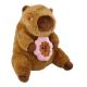 Kuscheltier Capybara, Essen/Donut, 40 cm