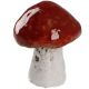 Pilz Rustik, rund/rot, 7.5 cm