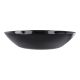 Schale Opal, rund/schwarz, 20 cm
