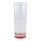 Longdrink-Glas Farbboden, rot, 300 ml