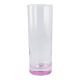 Longdrink-Glas Farbboden, pink, 300 ml