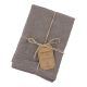 2er Set Serviette, Uni/taupe