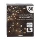 LED-Lichterkette Cluster, silber, 80er