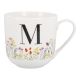 Becher Buchstabe/Flowers, M, 450 ml