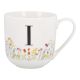 Becher Buchstabe/Flowers, I, 450 ml