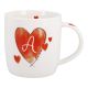 Becher Buchstabe mit Herz, A, 350 ml