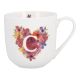 Becher Buchstabe/Flower-Herz, C, 450 ml