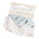 2er Set Haarband Scrunchie, Dots/mint