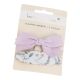 2er Set Haarklammer, Blumen/lila