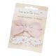 2er Set Haarklammer, Blumen/rosa