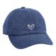 Cap Strick-Motiv, Jeans/Herz