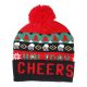 LED-Mütze Xmas, Cheers