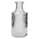 Flaschen-Vase Rillen, schmal, 7 x 14 cm