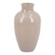 Flaschenvase Opal, sand, 13 cm