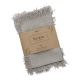 2er Set Serviette, taupe, 35 x 35 cm