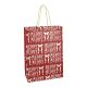 Geschenktüte Schleifen-Motiv, rot, 22 x 31 cm