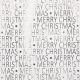 Geschenkpapier Schrift, creme/gold, 2 m