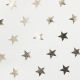 Geschenkpapier Stern, creme/gold, 2 m