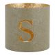 Teelichthalter Buchstabe, S/mint, 7.8 x 7.5 cm