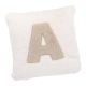 Kissen Buchstabe, A/creme, 30 x 30 cm