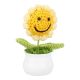 Häkelblume im Topf, Sonnenblume